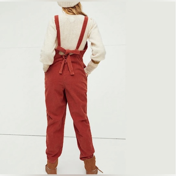 Free People Terracotta Jumpsuit - Picture 2 of 5